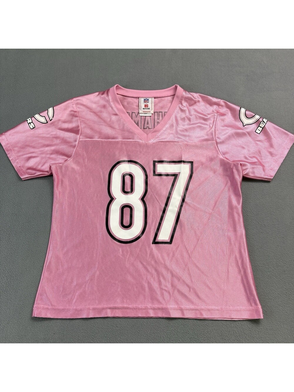 Chicago Bears Muhsin Muhammad #87 NFL Football Jersey Women’s Size Medium Pink